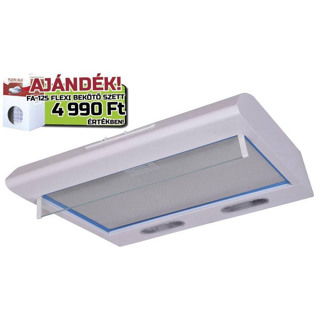Davoline Olympia 150 ST WH páraelszívó fali fehér 50 cm + FA125/3 bekötő szettel akciós termékkép 1