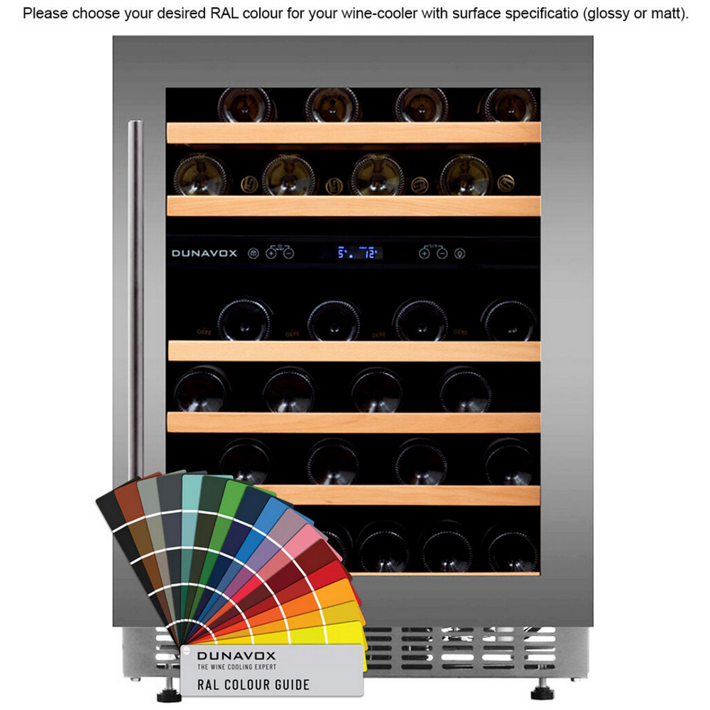 Dunavox DAUF-46.145DC Flow beépíthető borhűtő RAL 46 palackos akciós termékkép 1