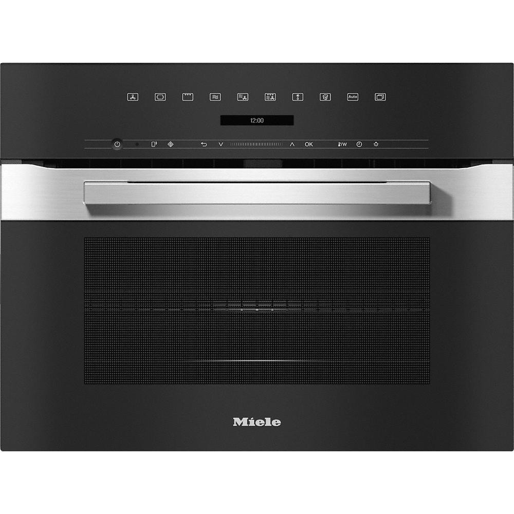 Miele H 7240 BM nemesacél mikrohullámú üzemmóddal kombinált sütő akciós termékkép 1