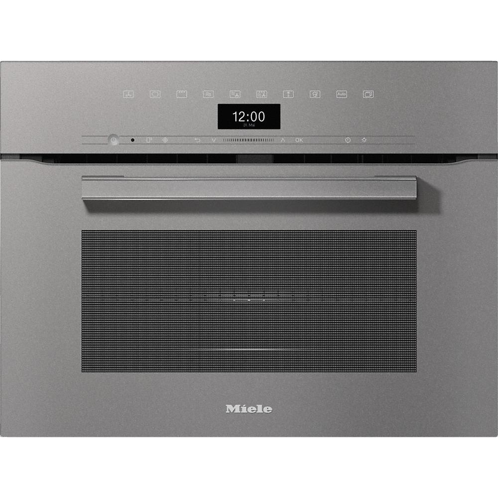 Miele H 7440 BM grafitszürke mikrohullámú üzemmóddal kombinált sütő akciós termékkép 1