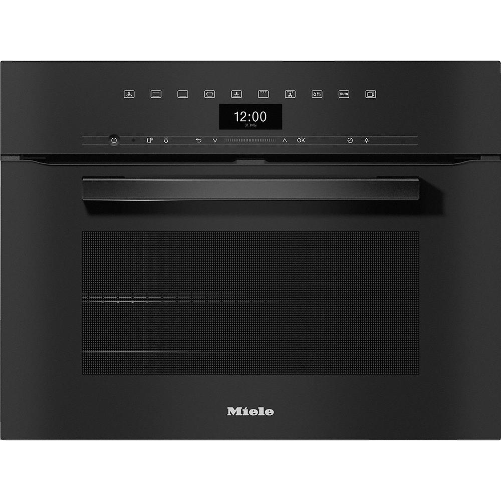 Miele H 7440 B obszidiánfekete beépíthető kompakt sütő akciós termékkép 1