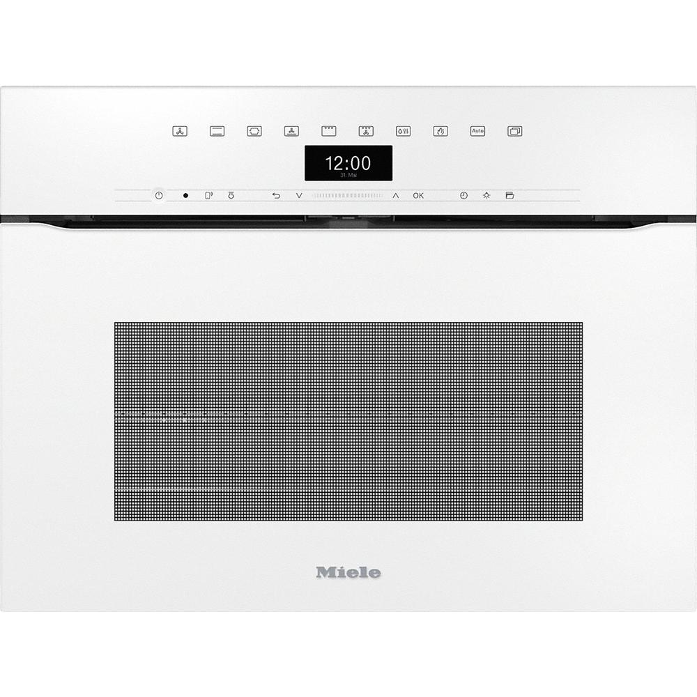Miele H 7440 BPX brilliánsfehér beépíthető fogantyú nélküli kompakt sütő akciós termékkép 1