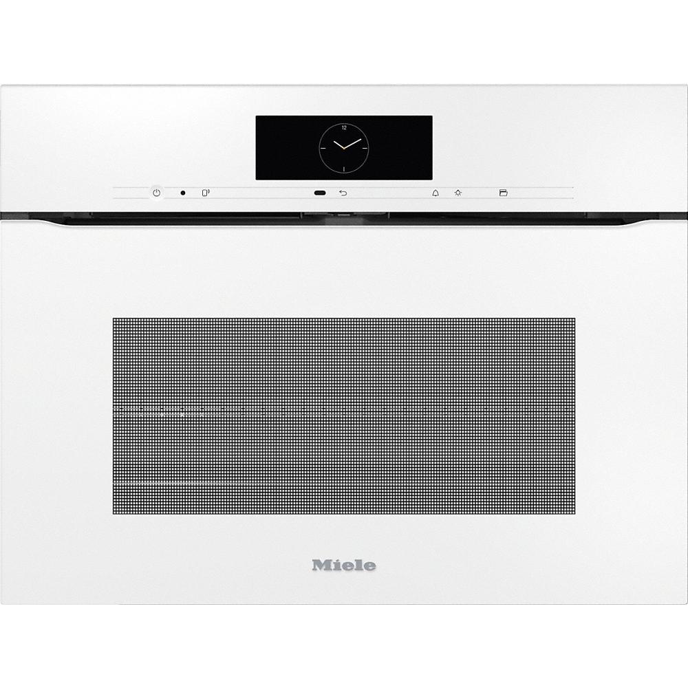 Miele H 7840 BPX Briliánsfehér beépíthető fogantyú nélküli kompakt sütő akciós termékkép 1