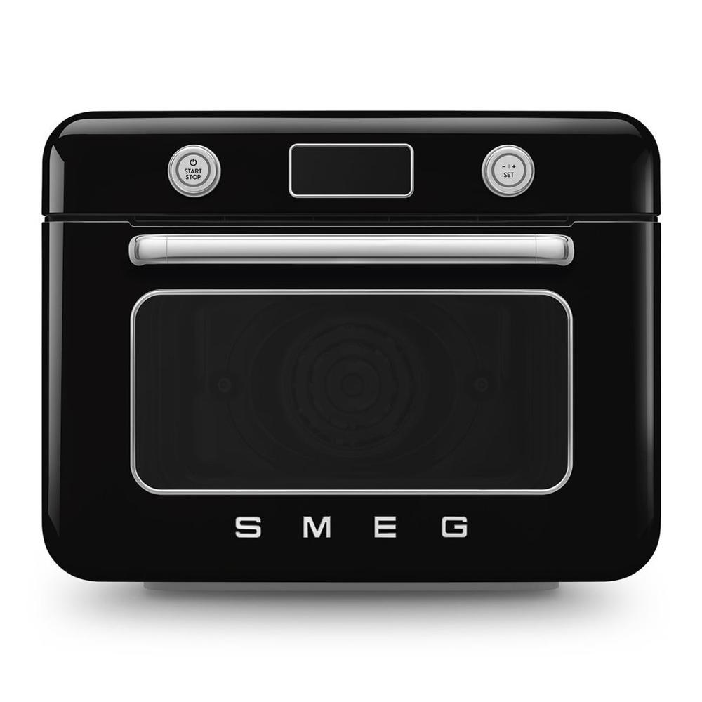 Smeg COF01BLEU asztali kombinált sütő gőzfunkcióval Galileo retro fekete akciós termékkép 1