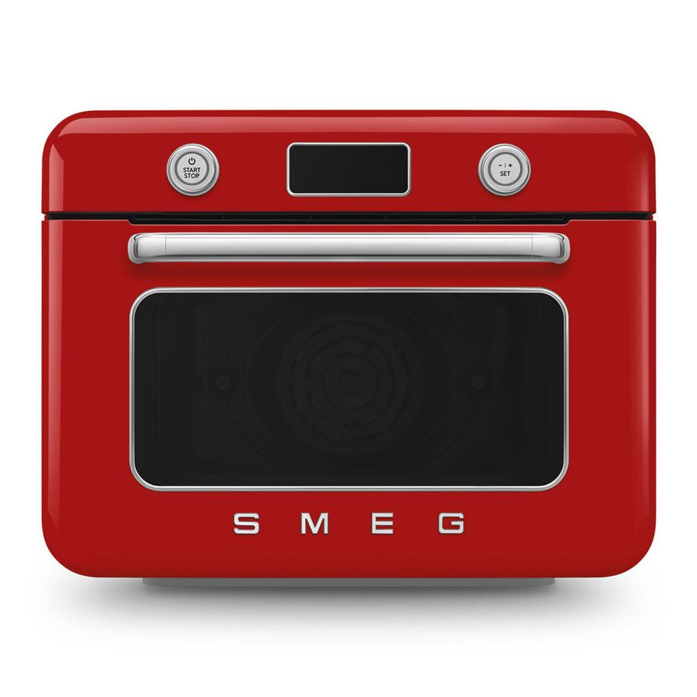 Smeg COF01RDEU asztali kombinált sütő gőzfunkcióval Galileo retro piros akciós termékkép 1