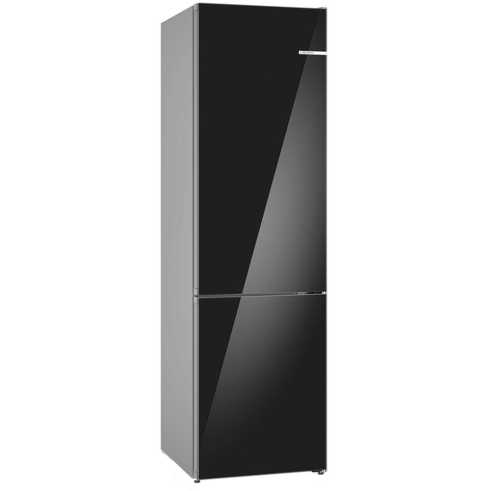 Bosch KGN39LBCF szabadonálló hűtő fekete üveg NoFrost 203x60x67cm Serie6 akciós termékkép 1