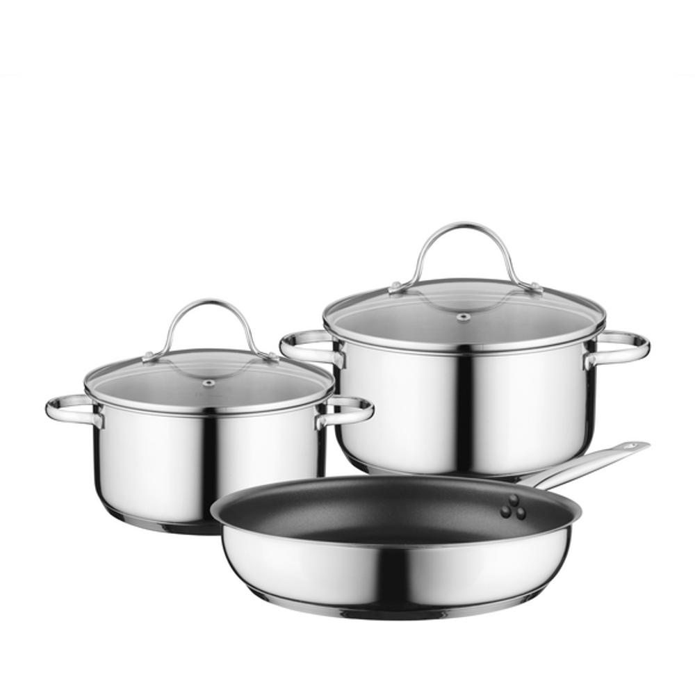 Bosch HEZ9SE030 indukciós edényszett 5 részes (fedőkkel) akciós termékkép 1