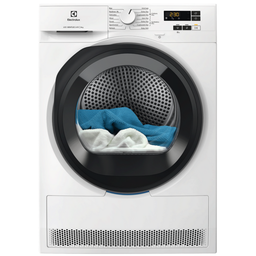 Electrolux EW6D185YE GentleCare Hőszivattyús szárítógép, 8 kg akciós termékkép 1