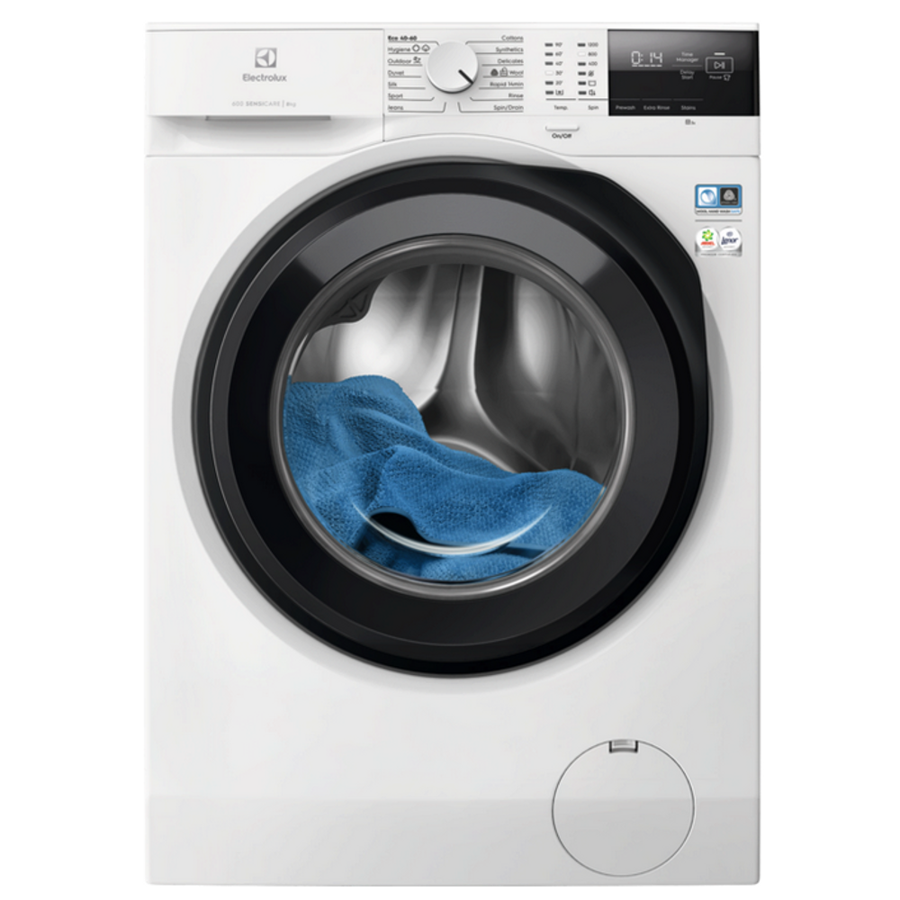 Electrolux EW6F2282E SensiCare Elöltöltős mosógép, gőzzel, 8 kg akciós termékkép 1