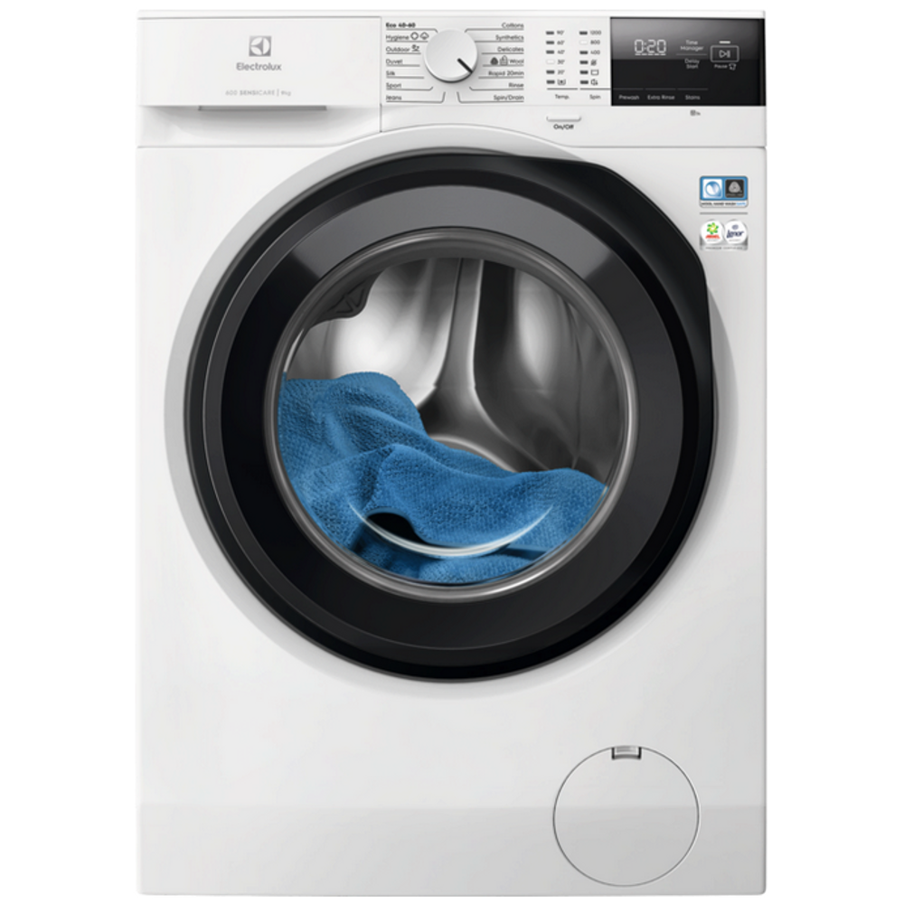 Electrolux EW6F2292E SensiCare Elöltöltős mosógép, gőzzel, 9 kg akciós termékkép 1