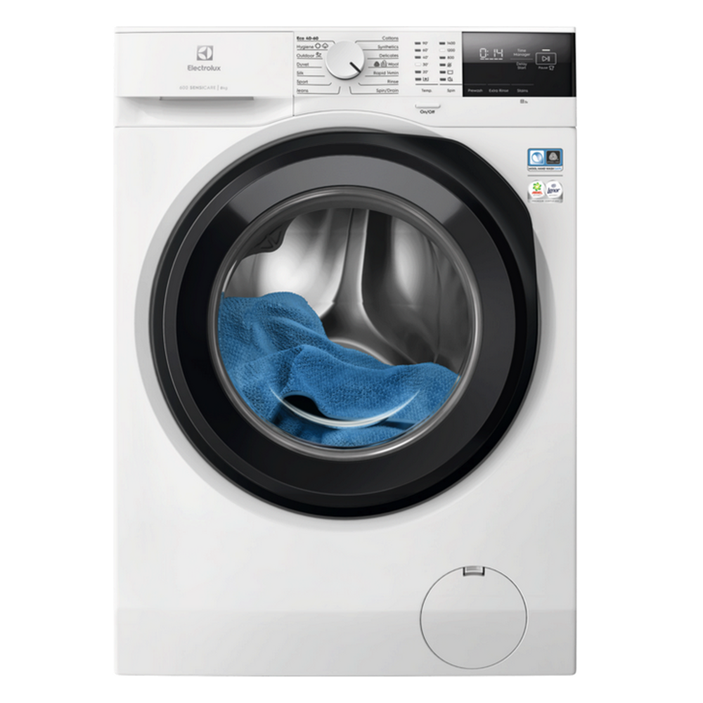 Electrolux EW6F2482E SensiCare Elöltöltős mosógép, gőzzel, 8 kg akciós termékkép 1