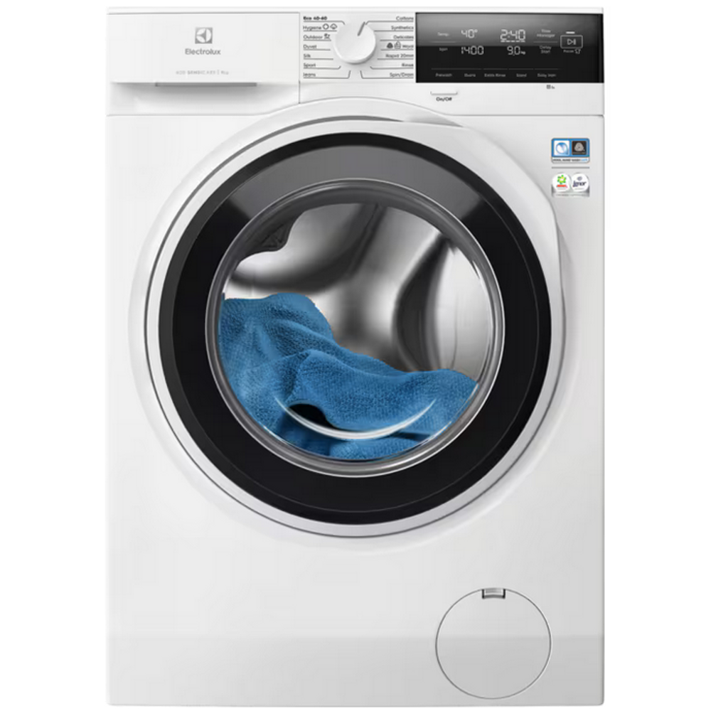 Electrolux EW6F3494E SensiCare Elöltöltős mosógép,gőzzel, 9 kg akciós termékkép 1