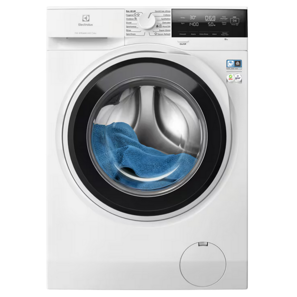 Electrolux EW7F3484E SteamCare Elöltöltős mosógép, SteamRefresh, Hygiene, 8 kg akciós termékkép 1