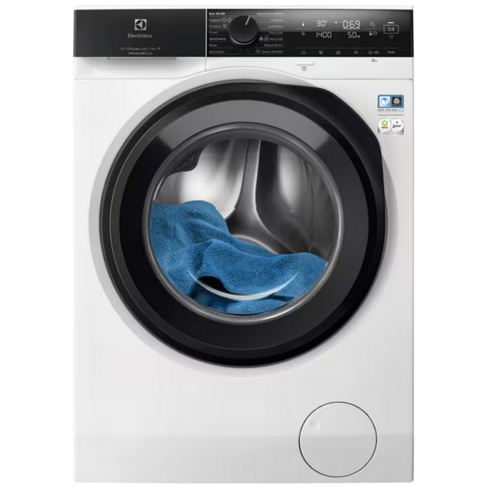 Electrolux EW7F4692EQ SteamCare Elöltöltős mosógép, SteamRefresh, Hygiene, UniversalDose, QuickCare, 9 kg, Wifi akciós termékkép 1