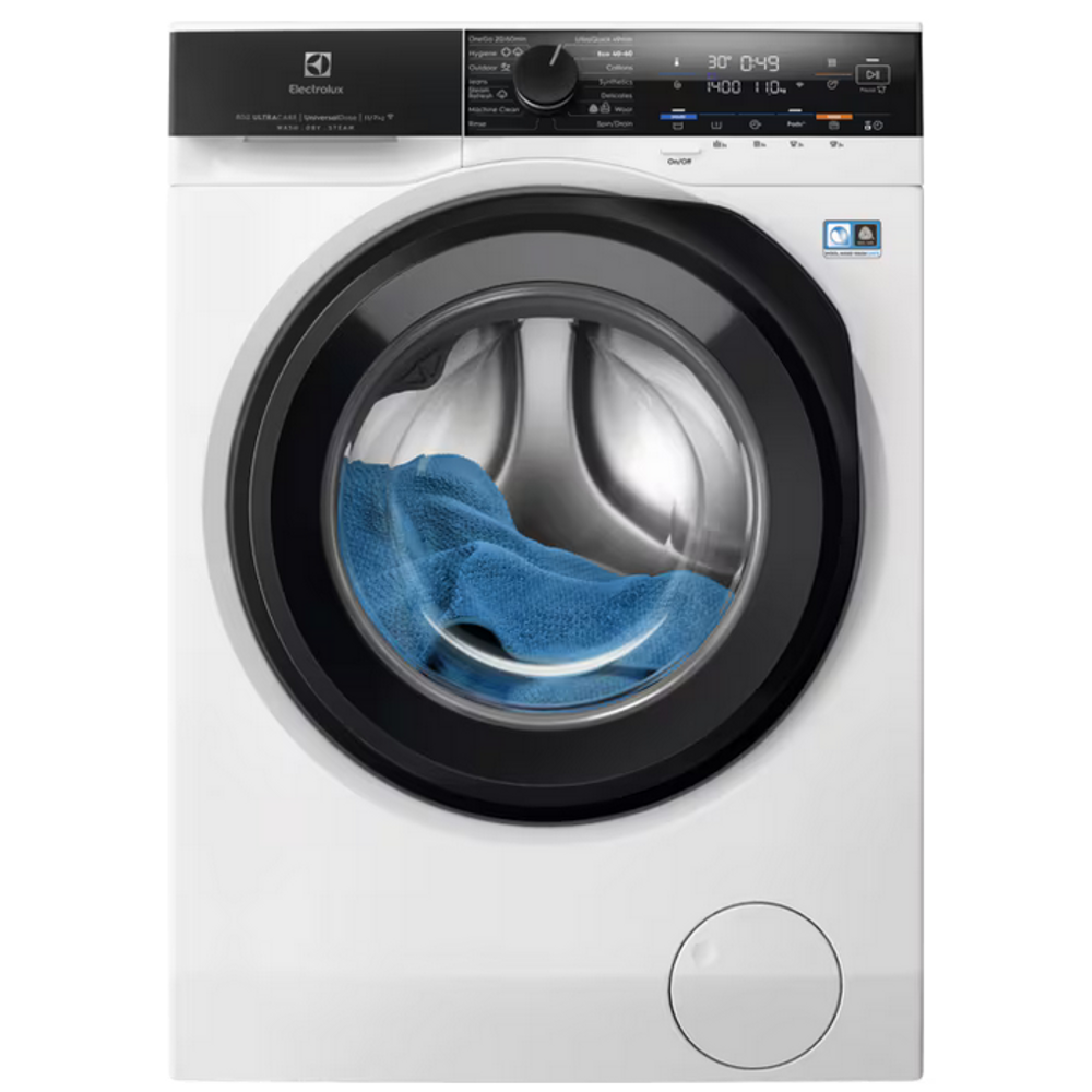 Electrolux EW8W4402QE UltraCare Mosó-szárítógép, SteamRefresh, Hygiene, UniversalDose, UltraQuick, 11/7 kg akciós termékkép 1