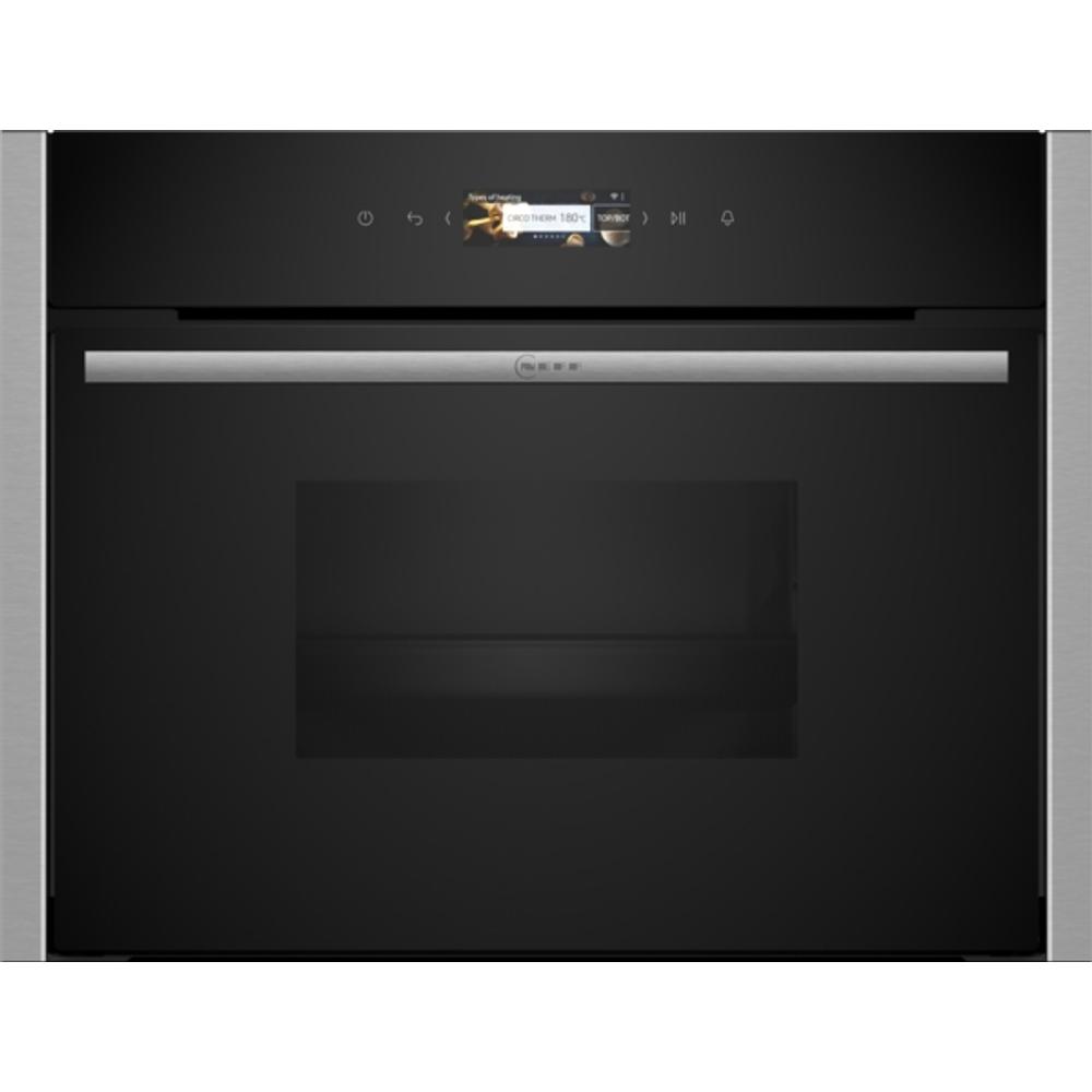 Neff C24DR1XN0 beépíthető kompakt gőzpároló Home Connect nemesacél 45cm Line akciós termékkép 1