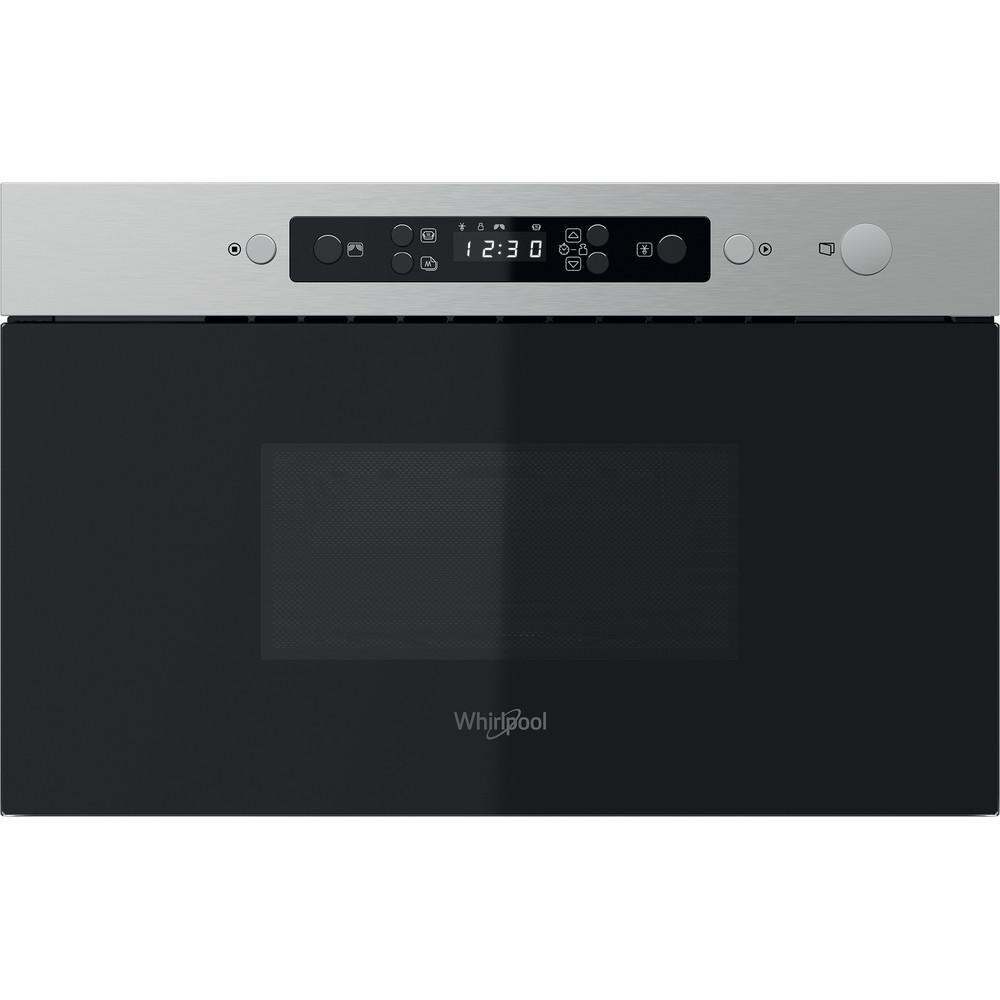 Whirlpool MBNA910X beépíthető mikrohullámú sütő inox 22L 38cm akciós termékkép 1