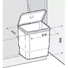 Kép 2/2 - EKOTECH - Beépíthető hulladékgyűjtő SESAMO 45 - 1x16 liter