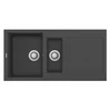 Kép 1/2 - ELLECI Easy 475 Gránit Mosogató M70 nero metal