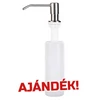 Kép 6/8 - Elleci Easy 300 G62 Bianco Antico gránit mosogatótálca ajándék csappal és mosogatószer adagolóval