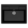 Kép 1/3 - ELLECI Keratek Spazio 900 EXTRA Mosogatótálca K86 Black