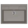 Kép 1/3 - ELLECI Keratek Spazio 900 EXTRA Mosogatótálca K93 Dove Grey