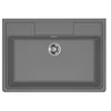 Kép 1/3 - ELLECI Keratek Spazio 900 Mosogatótálca K99 Dark Grey