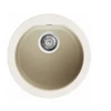Kép 1/2 - Elleci FOX ROUND Gránit mosogató medence G62 bianco antico
