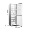 Kép 4/5 - Gorenje Szabadonlló Hűtőszekrény NRK418DCS4