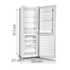 Kép 3/5 - Gorenje Szabadonálló Hűtőszekrény RK4162PW4