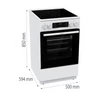 Kép 6/13 - Gorenje GEC5C42WG Kerámialapos Elektromos tűzhely