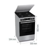 Kép 8/16 - GORENJE Kombinált Tűzhely GK5C42SJ