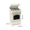 Kép 7/12 - Gorenje GKS5C71CLI kombinált tűzhely