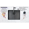 Kép 3/3 - LAVEO MARMARA Acél Inox Mosogató arany színű