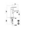 Kép 2/2 - Mofém Junor Evo Cascade Mosdó Csaptelep 150-0075-00