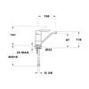 Kép 2/2 - Mofém Mambo-5 Mosdó Csaptelep 150-0051-00