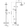 Kép 2/2 - Mofém Junior Evo X Dual Control zuhanyrendszer 153-0049-00