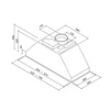 Kép 2/5 - Sirius SM900 52 inox kürtőbe beépíthető páraelszívó