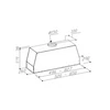 Kép 2/7 - Sirius SM-927 páraelszívó 85 cm Fekete 
