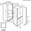 Kép 6/7 - AEG SCE618E5TS Beépíthető kombinált hűtőszekrény, NoFrost, 177 cm