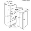 Kép 7/7 - AEG NSF5O121ES beépíthető egyajtós hűtő belső fagyasztóval 122cm