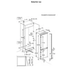 Kép 4/4 - AEG NSC8T751DS GreenZone 7000 beépíthető alulfagyasztós hűtő 188x70cm