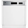 Kép 1/8 - Beko BDSN153E3X beépíthető mosogatógép inox 60cm