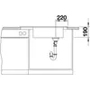 Kép 4/4 - BLANCO ELON XL 8 S JÁZMIN GRÁNIT MOSOGATÓ MEDENCE 520498