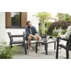 Kép 3/9 - KETER Emily Patio Set 4 részes kerti szett