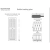 Kép 7/7 - Dunavox DVN-109.291DOP.TO beépíthető borhűtő Overlay panel 109 palackos