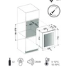 Kép 9/9 - Dunavox DVN-32.85DB.TO beépíthető borhűtő fekete üveg 32 palackos