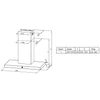 Kép 3/3 - Evido CHL6TB.1 LINE 60B fali páraelszívó feket/inox 60cm