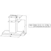 Kép 3/3 - Evido CHL9TB.1 LINE 90B fali páraelszívó feket/inox 90cm