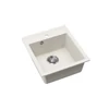 Kép 1/4 - Evido Easy 45 gránit mosogató 515x460mm fehér 442209